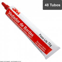 Vedador de Bordas para Fita Antiderrapante 73g - Caixa com 48 Tubos